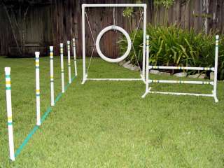 bar jump and weave poles for teacup toy small dogs