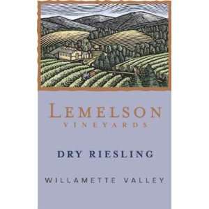  2009 Lemelson Dry Riesling 750ml Grocery & Gourmet Food