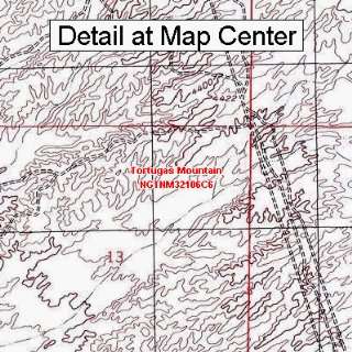  USGS Topographic Quadrangle Map   Tortugas Mountain, New 