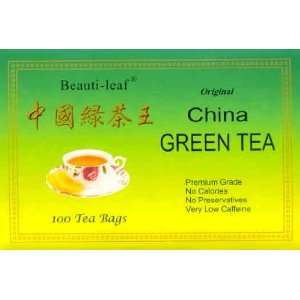 Beauti Leaf Original Green Tea 100 CT Grocery & Gourmet Food