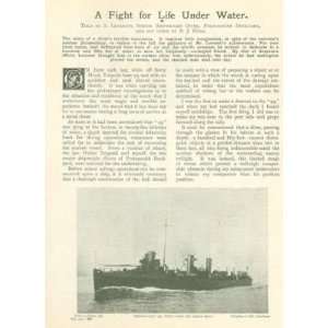  1908 S Leverett Rescue Diver Torpedo Boat 99 Berry Head 