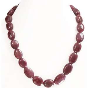 Beautify Handcrafted Natural Cabochon Red Ruby Beaded 