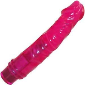  Vibrating Jelly Dong 8.25 Inch Romantic Pink Health 