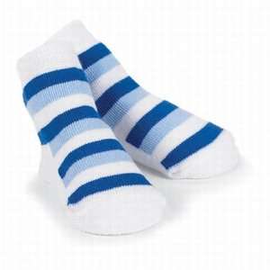  Little Prince Light Blue Stripe Socks by Mud Pie Baby