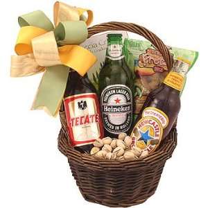    Imports & Munchies Beer Gift Basket Grocery & Gourmet Food