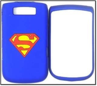 BLACKBERRY TORCH 9800 SUPERMAN COVER CASE FACEPLATE PROTECTOR SNAP 