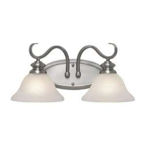  2 Light Vanity Size H8 X W16.5 GL6005 BA2 PW