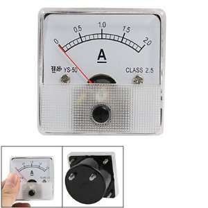  Ys 50 Plastic Square Face Dc 0 2a Current Panel Meter 