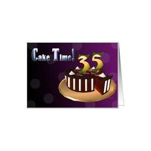  Chocolate Cake meringue stripes CAKE TIME Happy 35th 