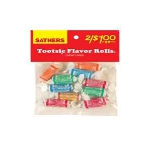  Sathers Tootsie Flavor Rolls Chewy Candy, 2.25 Oz Bag, 12 