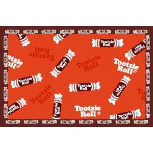  Tootsie Roll Candy Multi Colored Area Rug   3 3 x 4 10 