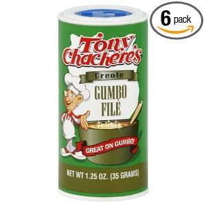 Tony Chacheres Gumbo File, 1.25 Ounce (Pack of 6)  