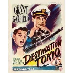    Destination Tokyo Poster Movie Belgian 27x40