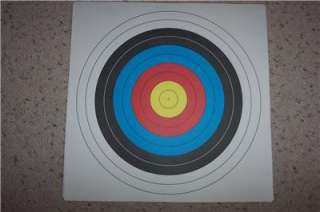 Special Bright Multi Color Archery Single Spot Target Faces Pack of 8 