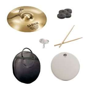  Sabian 12 Inch Xs20 Splash Pack with Cymbal Bag, Snare 
