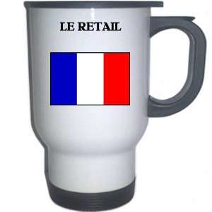    France   LE RETAIL White Stainless Steel Mug 
