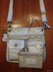 Baggallini Sydney Bagg Crinkle Silver NEW  