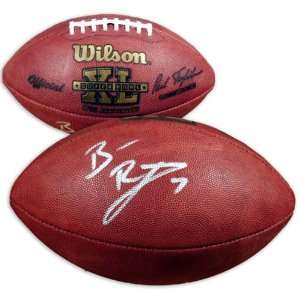  Ben Roethlisberger Signed Wilson Super Bowl XL Game 