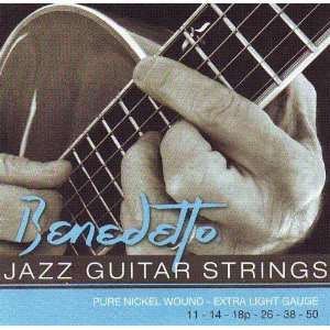  Benedetto Jazz Guitar Extra Light, .011   .050, JG EL 