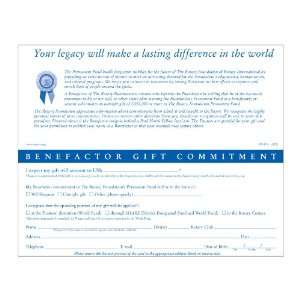  Benefactor Commitment Card The Rotary Foundation 