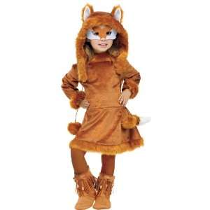  Lets Party By Fun World Sweet Fox Toddler Costume / Brown 