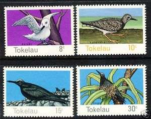 Tokelau 57 60 MNH Akiaki, Vahavaha, Lakia, Gogo. Birds  