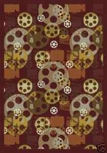 HOME AND MOVIE THEATER AREA RUG  REAL THEATER CARPET  