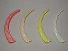 VINTAGE PASTEL COLOR BANANA HAIR CLIPS COMB CLIPS