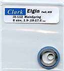 Elgin 16 size Mainspring JA 104 Factory 817 CLARK items in Clark Watch 
