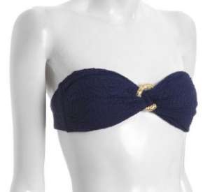 99 New TRINA TURK Crochet Bandeau Bikini Top 2  