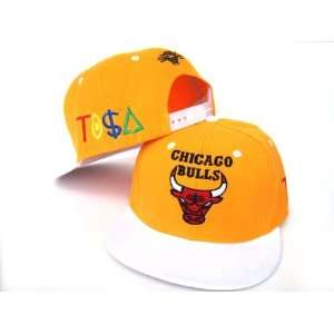  TISA Chicago Bulls TI$A Snapback Hats Orange Sports 