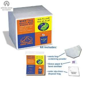  Cleanwaste WAG Toilet Bag Kits (50 and 100 Packs) Sports 