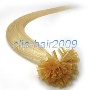 22Pre Nail tipped Human Hair Extensions200s #613,100g  