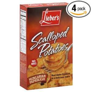 Liebers Scalloped Potatoes Paprikash, 5 Ounce (Pack of 4)  