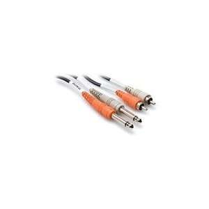 Hosa CPR 203 3m Dual 1/4 in TS to Dual RCA Cable 