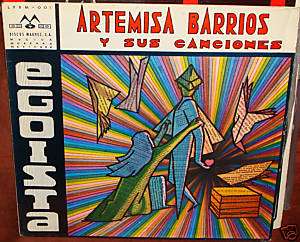 Artemisa Barrios Egoista Lp VG+  