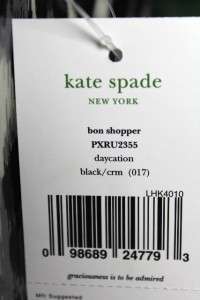 KATE SPADE DAYCATION Bon Shopper Leopard Print COATED CANVAS Large BAG 