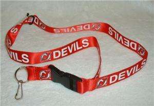 NEW JERSEY DEVILS Lanyard Key chain & Badge Holder *NEW  