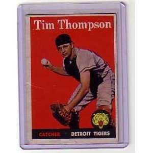  1958 Topps #57 Tim Thompson Detroit Tigers Everything 