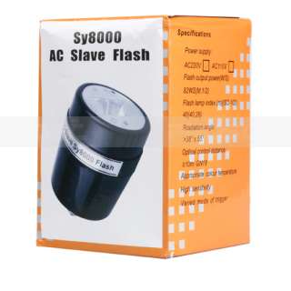 GODOX Sy8000 Photo Studio Strobe Light AC Slave Flash Bulb E27 110V 