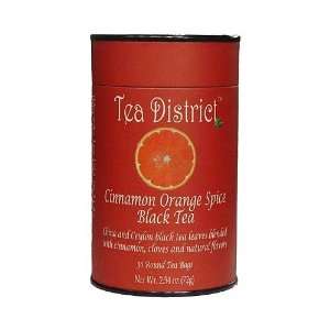 Tea District Cinnamon Orange Spice Black Tea  Grocery 