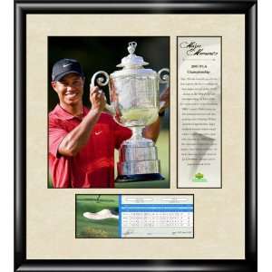 Tiger Woods   2007 PGA Championship   Major Moments Collection Framed 