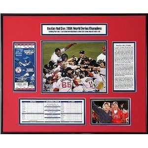  2004 Red Sox World Series Game 3 and 4 Ticket Frame 