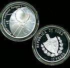2007 Cuba silver 10 peso Proof Sputnik Satellite