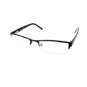  Tiber prescription eyeglasses (Black with red sides 