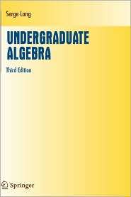   Algebra, (0387220259), Serge Lang, Textbooks   