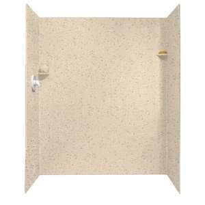   040 34 Inch by 48 Inch by 72 Inch Shower Wall Kit, Bermuda Sand Finish