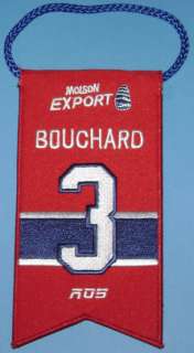 MONTREAL CANADIENS RETIRED BANNER #3 EMILE BOUCHARD  
