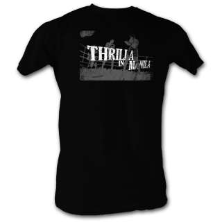 Licensed Muhammad Ali Thrilla In Manila Adult Shirt S 2XL  