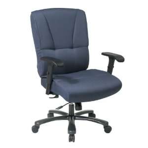 Big and Tall Deluxe Executive Chair with Mid Pivot Knee Tilt, Gunmetal 